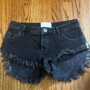 One teaspoon Black Bonita shorts